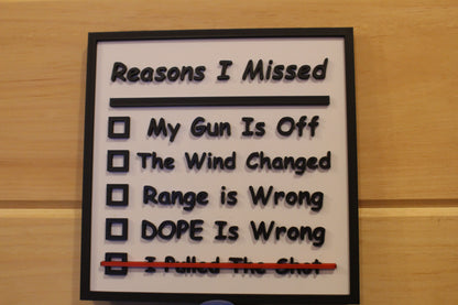 Funny Shooting Sign
